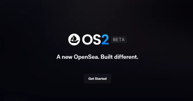 Opensea(オープンシー)のホームページ