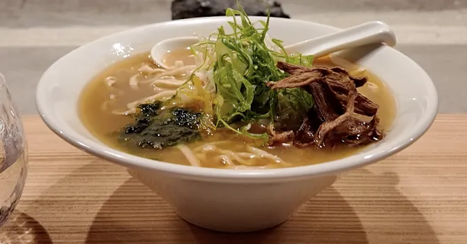 割烹こめをの蟹ラーメン