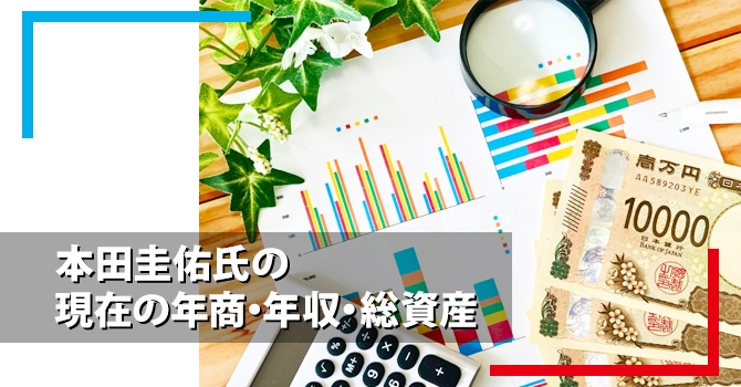 本田圭佑氏の現在の年商・年収・総資産