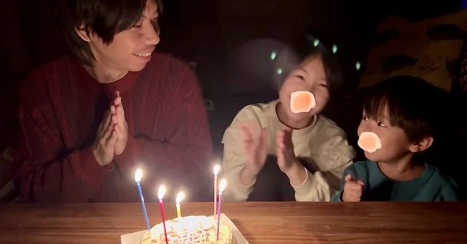 愛妻家で子煩悩な父親