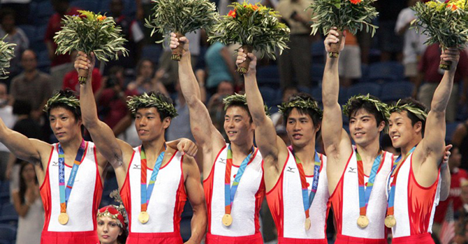 米田功氏の体操選手としての主な経歴