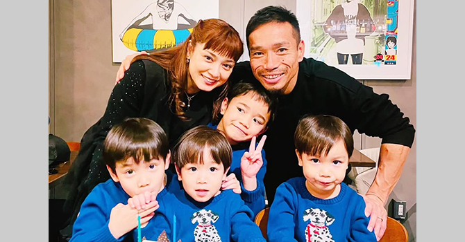 家族構成は奥さんと4人の子供